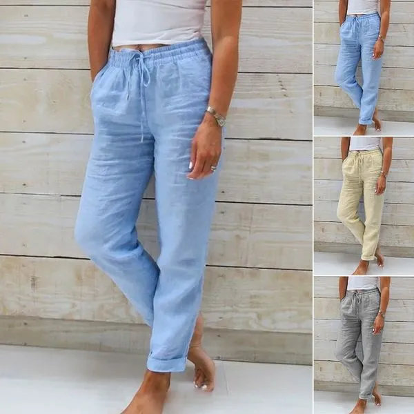 Miya Cotton Elasticated Trousers