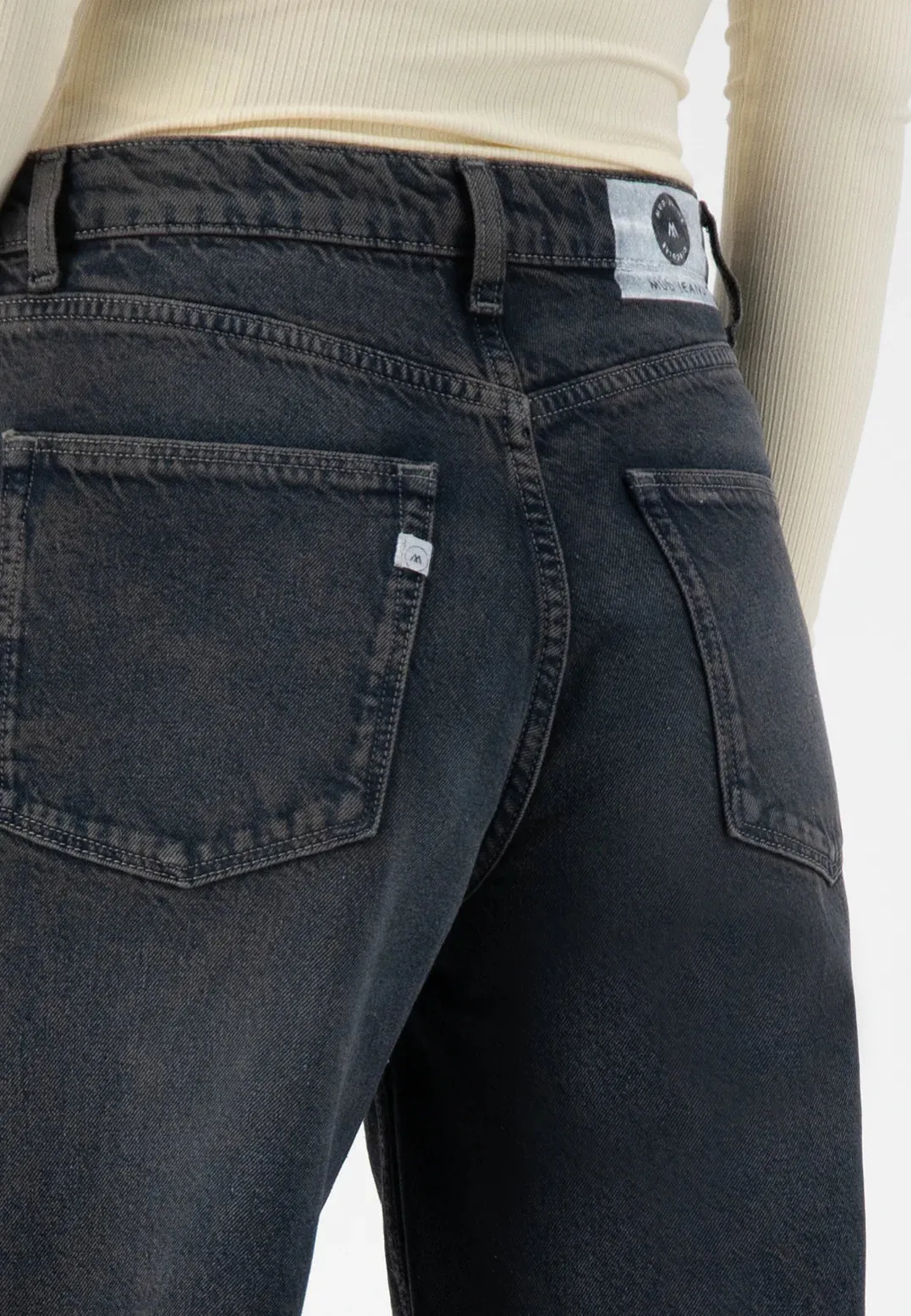 MUD JEANS Wyde Sara Heavy Black Stone