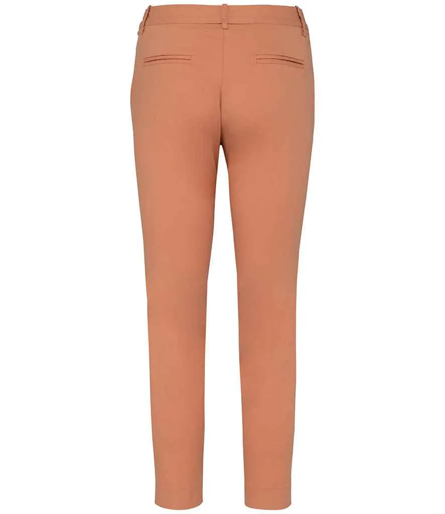 Native Spirit Ladies Chino Trousers | Peach