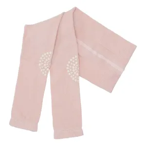 Non-slip crawling leggings with grip for babies and toddlers - Soft Pink