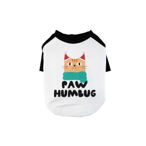Paw Humbug BKWT Pets Baseball Shirt