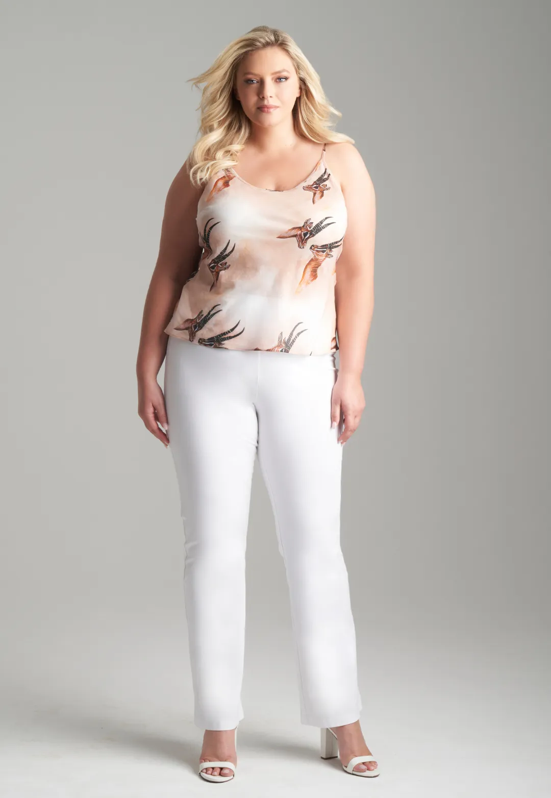 Pearl Cotton Camisole in Horn