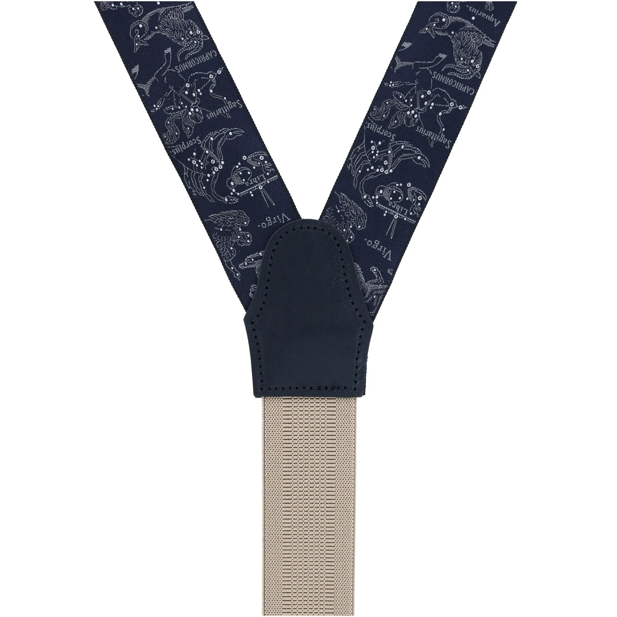 Retro Pattern Constellations Limited Run Silk Braces