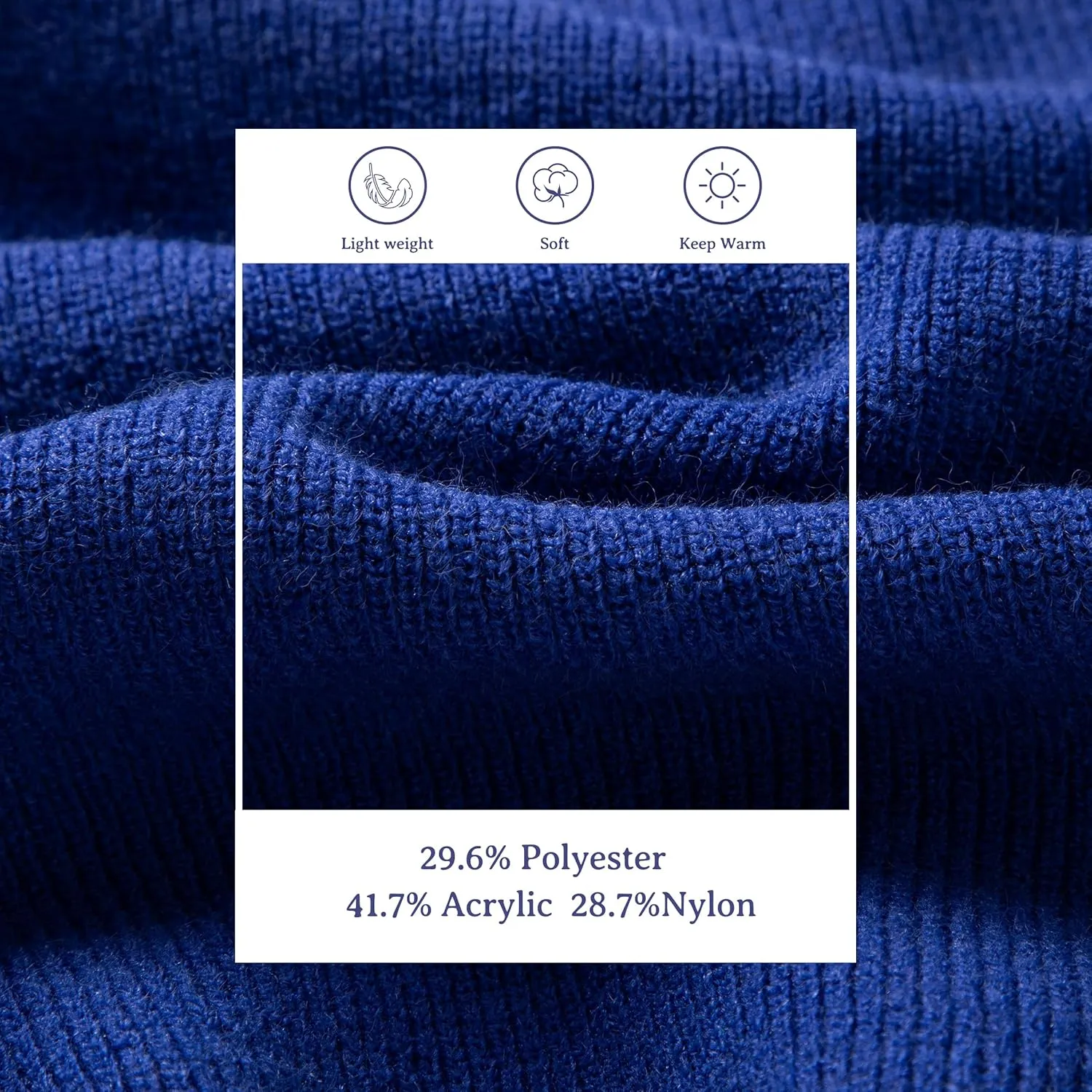 Simple&Opulence Womens Cardigan Button Down Crew Neck Sweater Open Front Long Sleeve Lightweight Knitted Sweaters