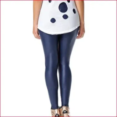 Stylish Navy Blue Cire Leggings
