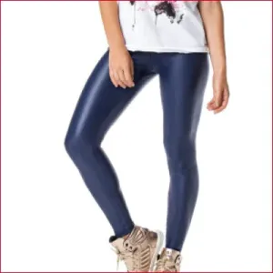 Stylish Navy Blue Cire Leggings