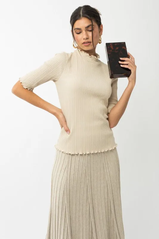Tatum Mock Neck Top