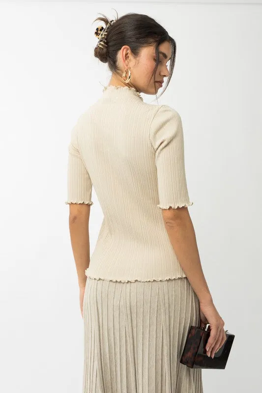Tatum Mock Neck Top