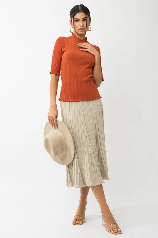 Tatum Mock Neck Top