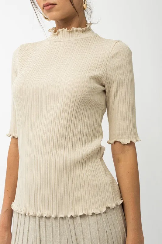 Tatum Mock Neck Top