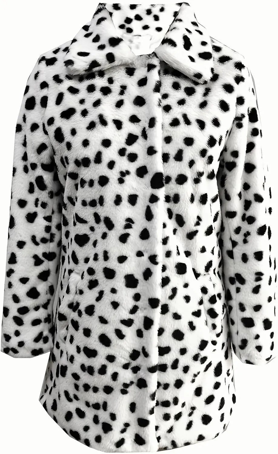 TOPONSKY Womens Winter Warm Lapel Faux Fur With Inner Lining & Buttons Coats