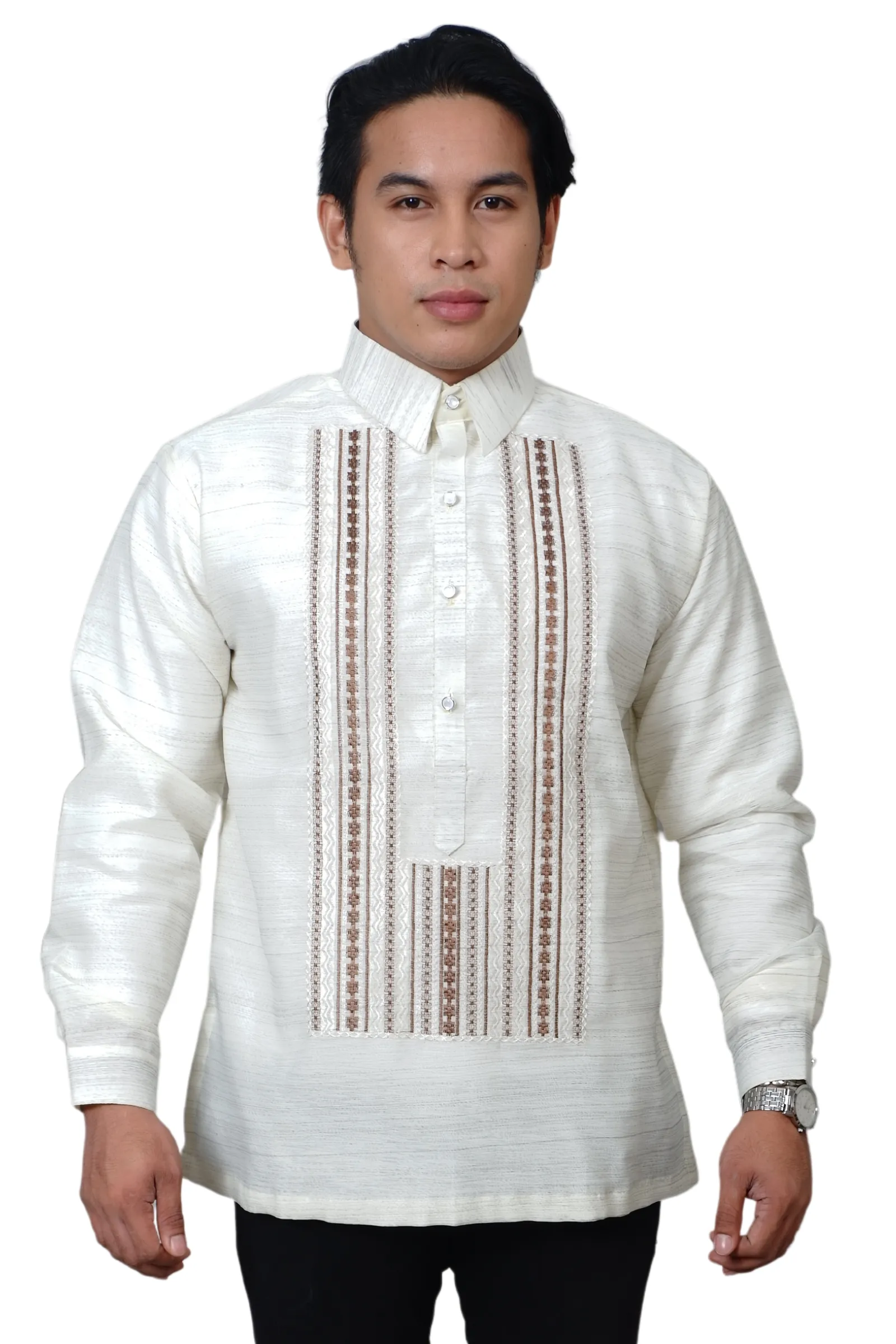 Traditional Embroidered Jusilyn Barong Tagalog - Ariel JK33