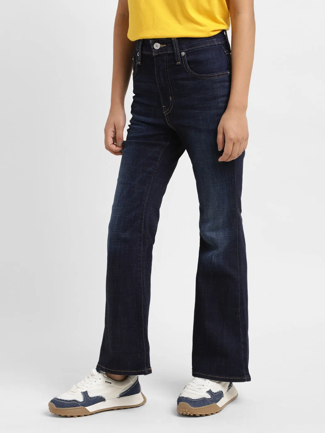 Women's 726 Blue Bootcut Fit High Rise Jeans