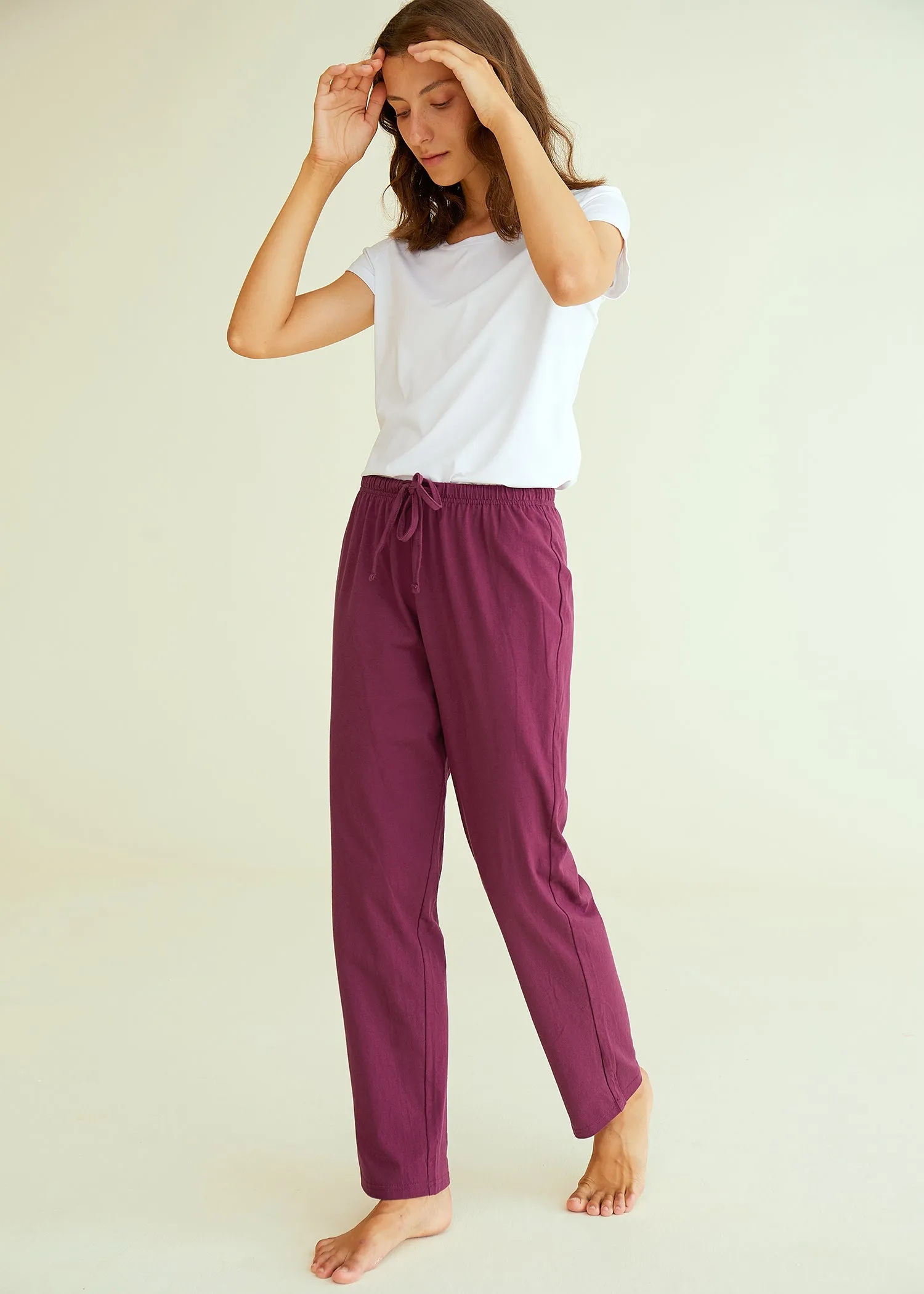 Womens Cotton Pajama Pants